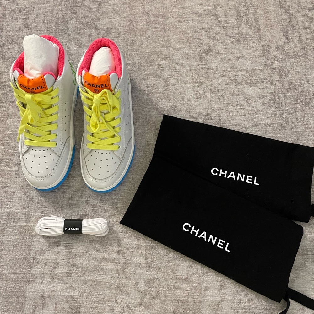 Chanel multicolor sneakers